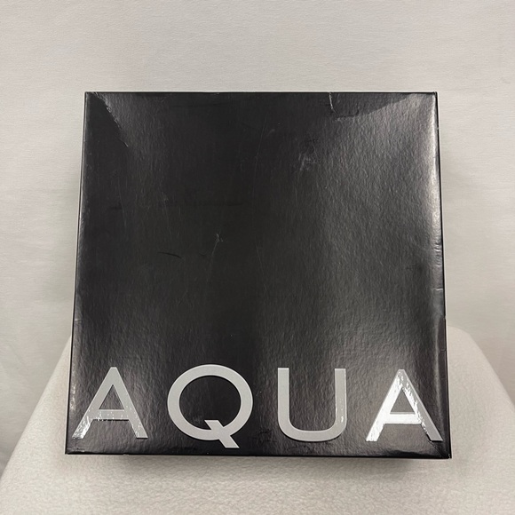 AQUA Womens Mini Pony Dots Beige Faux Fur Platform Hi Top Sneakers sz 8 NWT - Picture 11 of 11